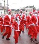 Thousands of Santas run through Netherlands city