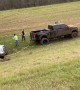 Ford Truck Pulls Brand New Toyota Tundra out of Rut