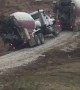Cement Truck Tips and Falls