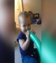 Baby Can\'t Stop Laughing at Balloon