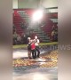 Kind gesture by US high school wrestler brings joy to student with disability