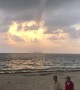 Waterspout Hovers Over Mexican Beach