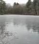 Rocks bouncing off frozen pond creator bizarre sounds