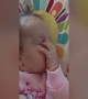 Baby Discovers her Hands!