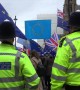 Yellow Vests set fire to EU flag ahead of Brexit vote in Parliament