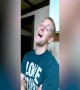 Man Perfectly Lip-Syncs to His Son\'s Singing