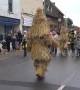 Straw bears parade through English village in annual event