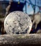 Watch this bubble incredibly freeze in real time