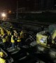 Thousand of workers change railway tracks for a train station in just six hours