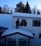 Drone captures boiling water freezing instantly in -24F/-31C weather