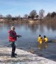 Firefighters rescue deer that fell through Lake Olathe ice