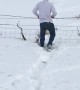 Saving a Deer Stuck in the Snow