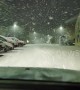 Driver navigates through harrowing blizzard conditions in Scottish Highlands