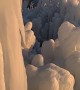 Incredible Ice Formations in Michigan