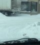 Trucker Struggles with Tight Right Turn