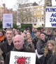 Anti-whaling activitists march to Japanese embassy in London