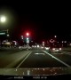Car Nearly Collides With Startled Guy