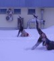 Snow-ga! Russians do yoga in sub-zero conditions