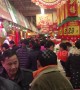 Hundreds of shoppers flood supermarket preparing for the Lunar New Year