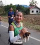 Hero runner adopts puppy she rescued during marathon