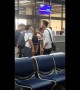 Furious Thai airport worker yells at tourist in row over hand luggage allowance
