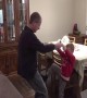 Dad and Son do Cool Circus Trick!