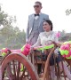 Couples get married in cow-drawn wooden carts to mark Valentine's Day