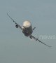 Airbus Beluga XL does wing wave over Chester