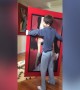 Crazy Boy Dances with a Picture