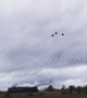 RAF Tornado fighter jets fly past eponymous steam train on their final voyage