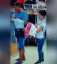 Brazen pickpocket caught on CCTV stealing from old man in Philippines