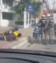 Thai police make young men do press-ups instead of paying traffic fine