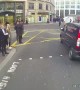 London Rush Hour Bicycle and Van Collision