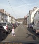 Lucky escape: UK driver's quick reactions save day after little girl walks into road