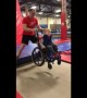 Who says you can\'t jump on a trampoline in a wheelchair?
