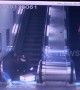 Runaway suitcase knocks down woman on escalator in eastern China