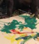 Monkey Paints a Picture