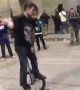 Unicycle Jump Rope Fail