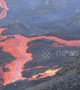 Brave hiker captures rivers of lava erupting from volcano on French-controlled island