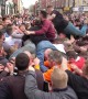 Punches thrown and mass brawls at the annual Atherstone Ball Game