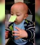 Cute Baby has Something on his Nose!