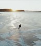 Flash Frozen Lake Skating
