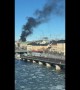 Bus "explodes" in central Stockholm, Sweden