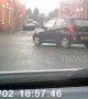 Woman chases runaway car in vain attempt to stop it
