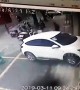 Security guard narrowly escapes death after SUV driver mistakes accelerator for brake