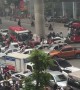 Insane Congestion Clogs Vietnamese Intersection