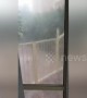 Hail storm breaks window causes crazy waves in backyard pool