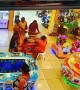 Horrifying moment 4x4 smashes through children's arcade in Philippines