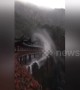 Powerful winds blow waterfall upwards in China’s Zhejiang