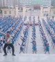 PE teacher leads dance routine with hundreds of students in China